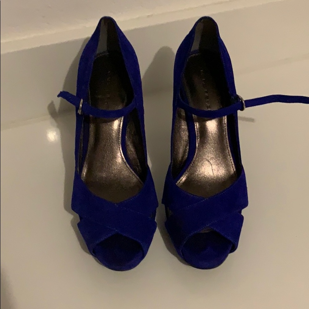 Blue heels